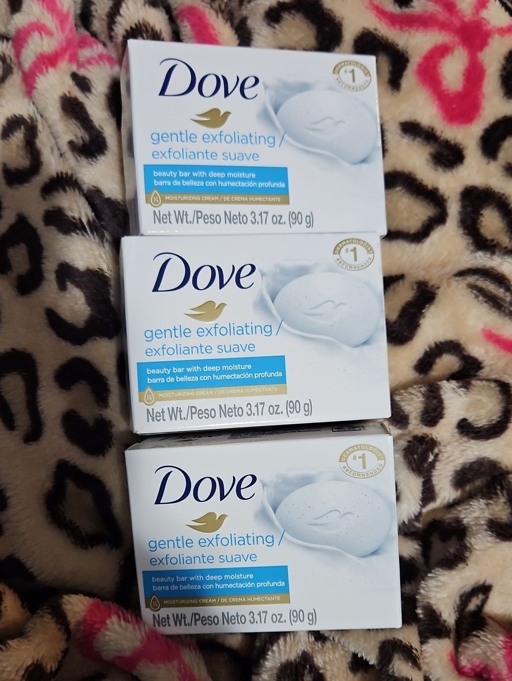 Dove Gentle Exfoluating Soap Bar X3